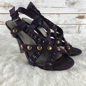 Boutique Nordstrom Strappy Studded Heels Size 7M